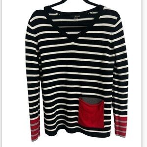 Renuar Striped Knit Sweater